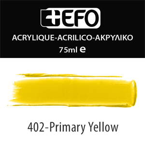 Ακρυλικό +Efo Yellow Primary75ml