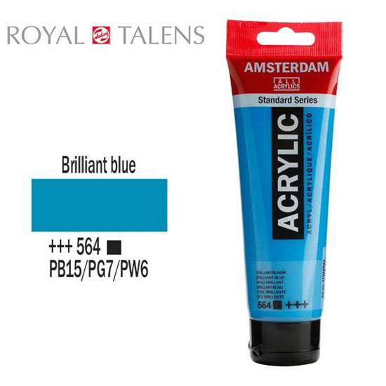 Ακρυλικό Talens Amsterdam 564 Brilliant Blue 120ml