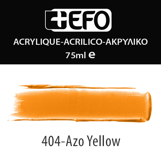 Ακρυλικό +Efo 404 Yellow Azo 75ml