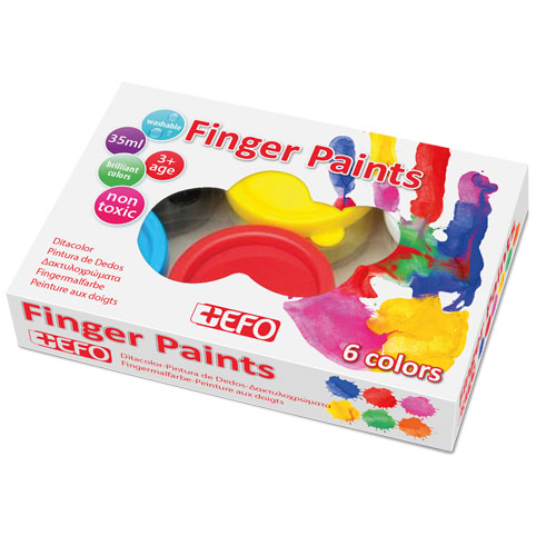 Δακτυλοχρώματα Finger Paints +Efo