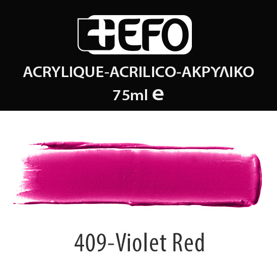 Ακρυλικό +Efo Viole Red 75ml