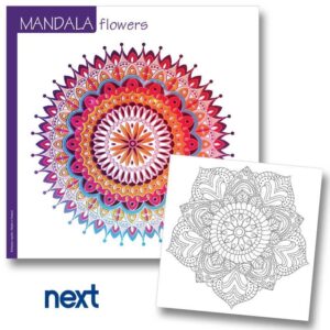 Βιβλίο Mandala Flowers 23x23εκ.